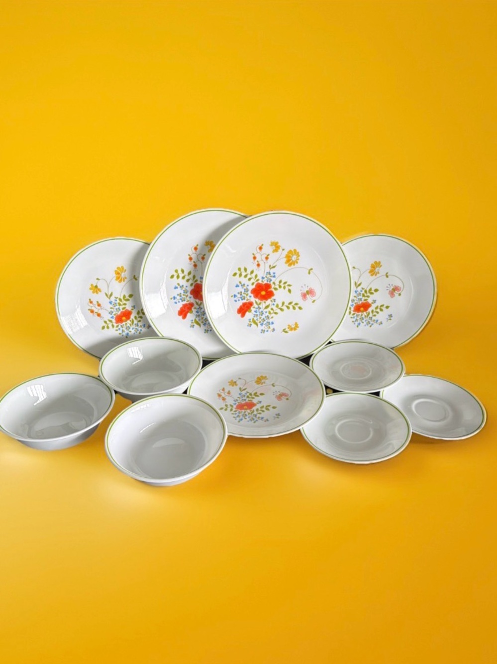 Corelle Wildflower Mixed Lot 11 Pcs Vintage